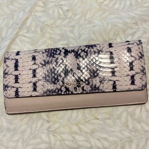 Taupe colored Coach wallet, never used
